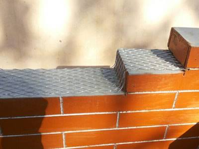 Expanded Metal Brick Mesh Wall
