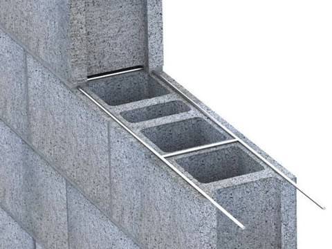 BLOCK TRUSS REINFORCEMENT REINFORCING CONSTRUCTION MASONRY LADDER WIRE MESH Ladder Mesh Brick Wall