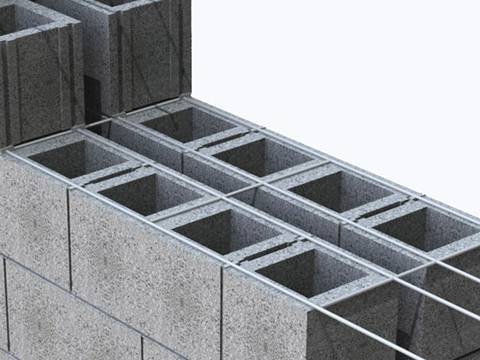 BLOCK TRUSS REINFORCEMENT REINFORCING CONSTRUCTION MASONRY LADDER WIRE MESH Ladder Mesh Reinforcement Wall