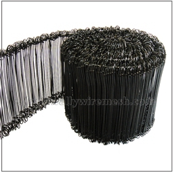 100pcs - Soft Annealed Black Bar Ties Soft Annealed Black Bar Ties