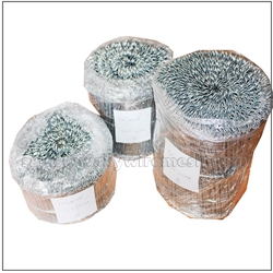 1000pcs - Soft Annealed Double Loop Tie Wire Galvanized Double Loop Wire Ties