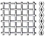 Crimp Woven Wire Mesh Plain Weave