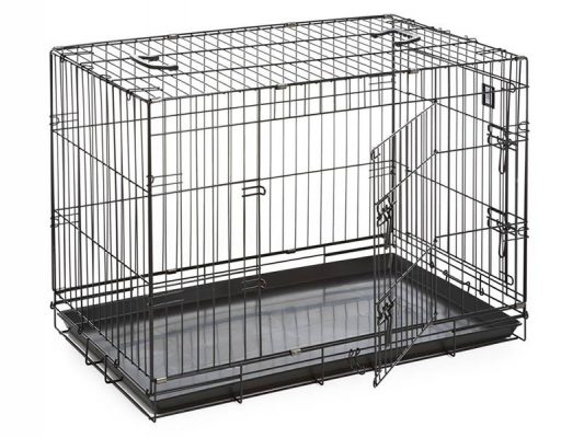 Pet Cage with Good Ventilation and Visibility, Easy Cleaning, Durable Dog Cage 533x400