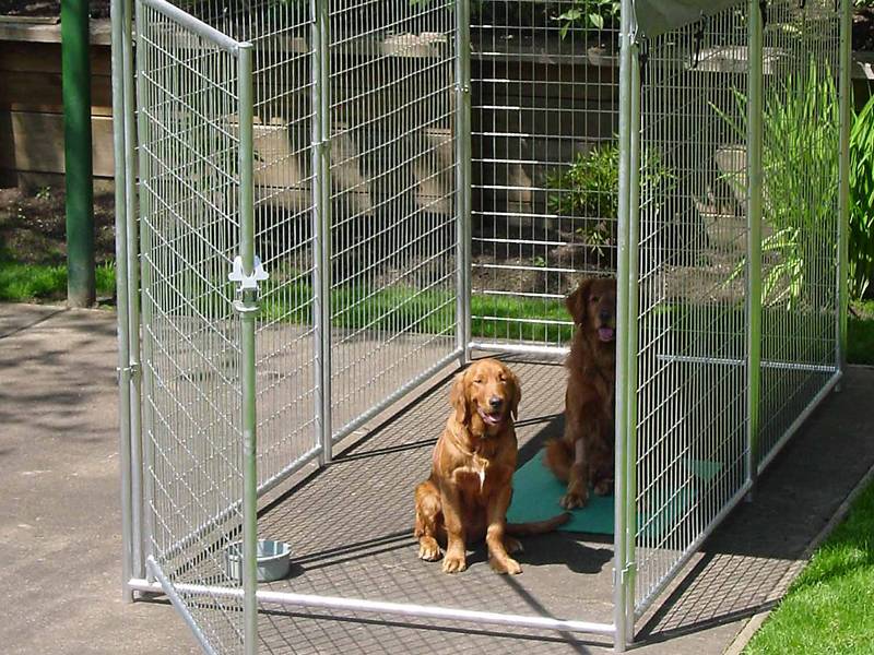 Pet Cage with Good Ventilation and Visibility, Easy Cleaning, Durable Dog Run Outdoor 1 1