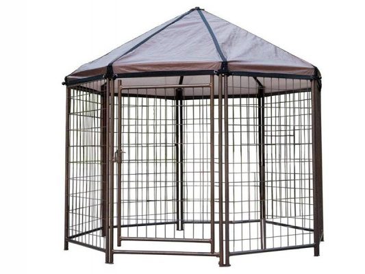 Pet Cage with Good Ventilation and Visibility, Easy Cleaning, Durable Pet Cage Gazebo 533x400
