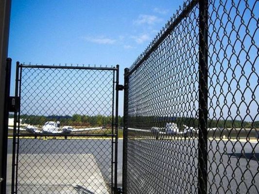 25m -PVC Coated Chain Link Fence Chain Link Fabric In Airport 533x400