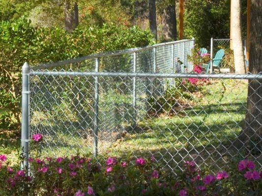 25m -PVC Coated Chain Link Fence Chain Link Fence For House 533x400