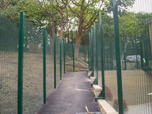 358 Security Fence Walkway 533x400