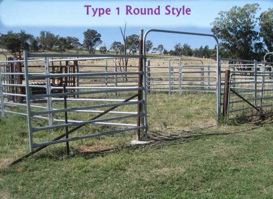 1.8m × 2.1m Durable galvanized steel oval rails Australia type farm fence panel livestock cattle yard panel Cattle Yard Panel 1 550x400
